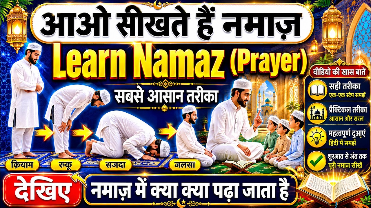 Aao Namaz Sikhe | Namaz ka Tarika | Namaz Padhne ka Tarika | What to Read in Namaz | SET Islam