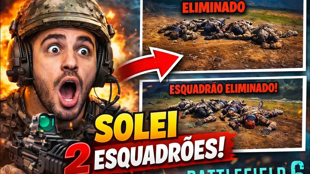 BF6 DISSERAM QUE ERA IMPOSSÍVEL SOLAR DOIS ESQUADRÕES... EU PROVEI O CONTRÁRIO