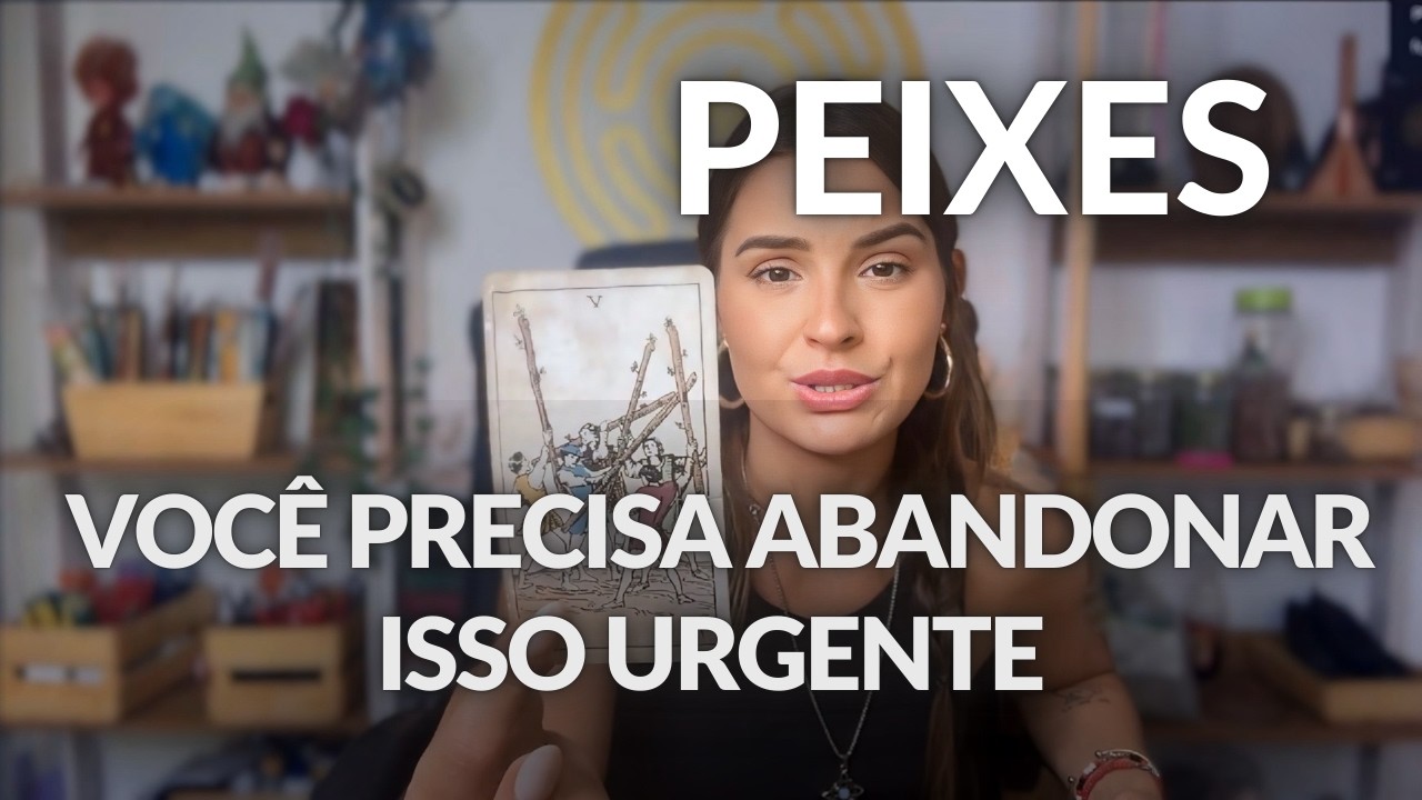 PEIXES ♓️: A ESPIRITUALIDADE ESTÁ GRITANDO! ESSE LUGAR NAO É PARA VOCÊ
