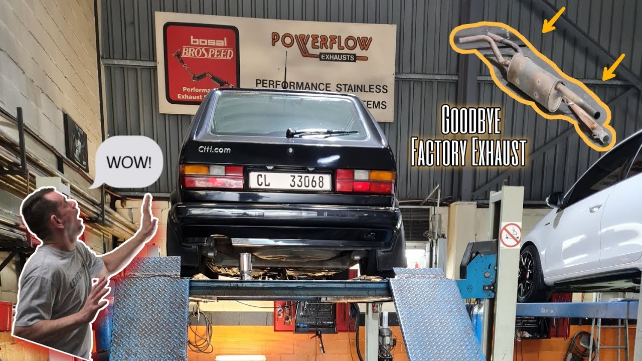 Jody fitted a Powerflow Exhaust on his VW 1.4i Citi Golf [SOUNDS AMAZING!]