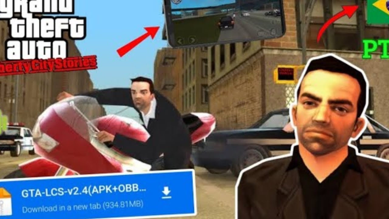 Como baixar GTA Liberty Coty stores no celular 
