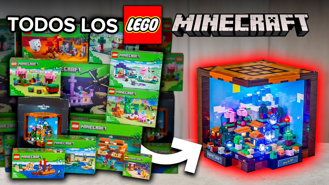 Construí TODOS los LEGO Minecraft de 2024 en 2025!