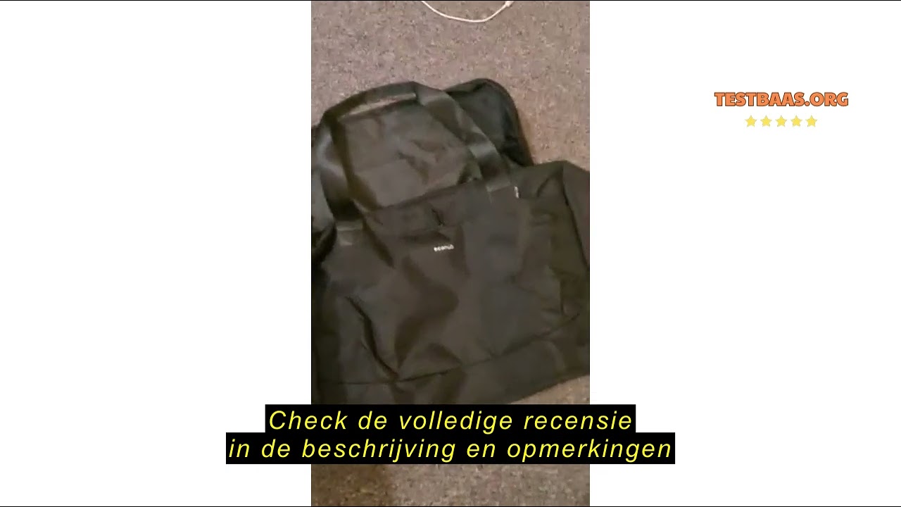 Review ECOHUB Easyjet Handbagage 45x36x20 Onderzetel reistas Handbagagezak Gerecycleerd PET Eco Vrie