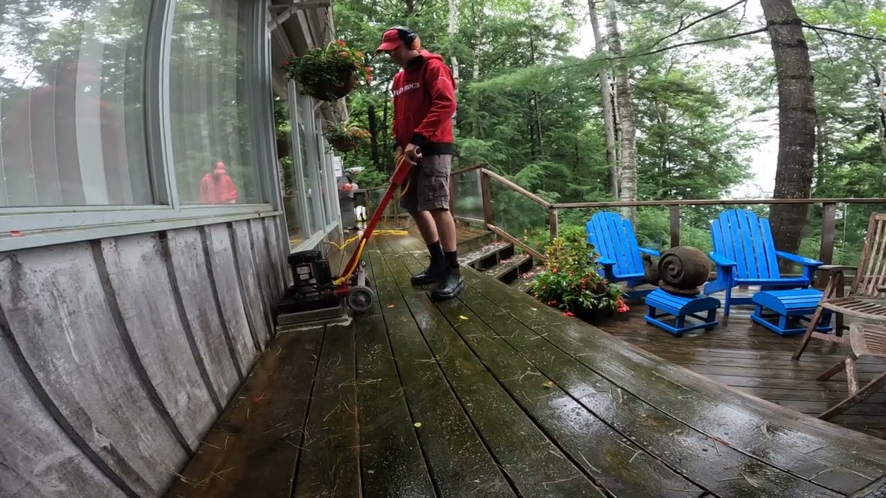 The Worst Deck We have  Cleaned : Oddly Satisfying