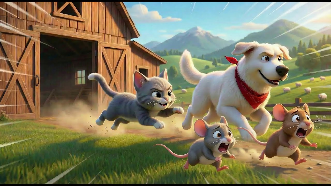 رعد وميمو: الحارس والظل 🐾 | قصة الكلب والقط| قصة سينمائية مذهلة للأطفال بأسلوب Pixar (2026)