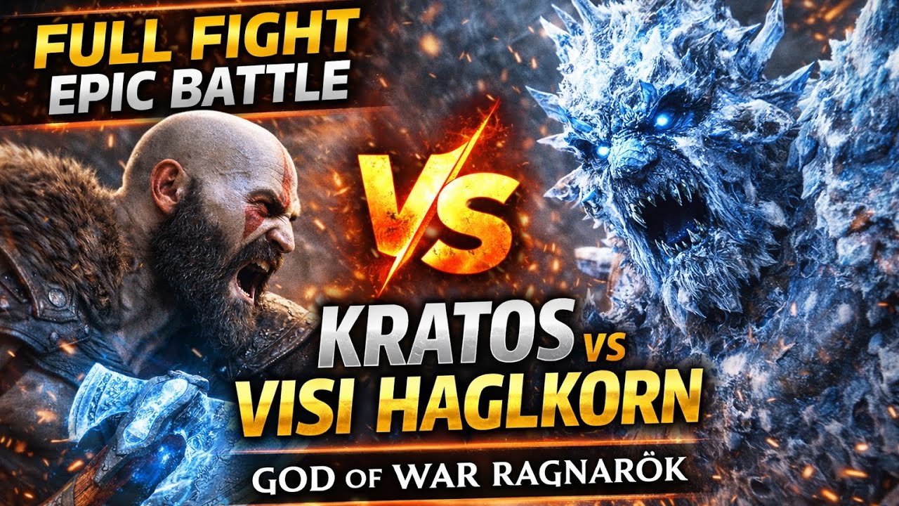 Kratos vs Visi Haglkorn – Full Fight | Epic Battle | God of War Ragnarök | PC