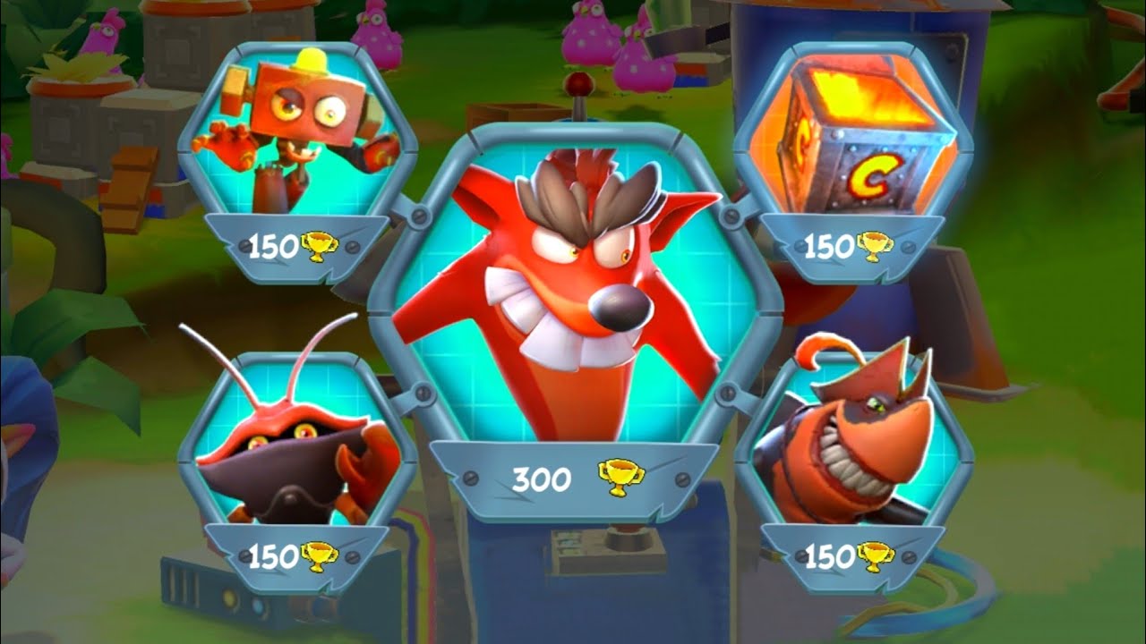 Crash Bandicoot: On The Run! New - Inferno Fake Crash Gang