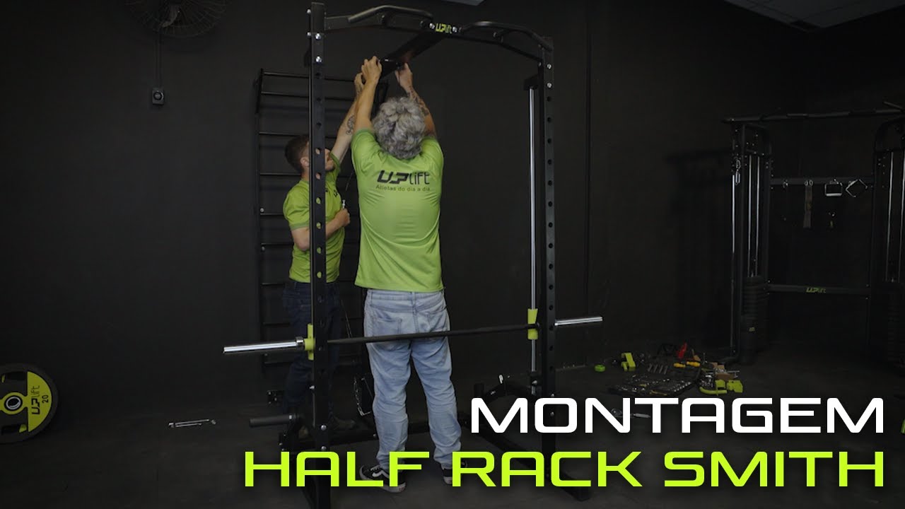 Montagem completa | Half Rack Smith com Polia Alta e Baixa UPLIFT 2.0 - UPLIFT FITNESS