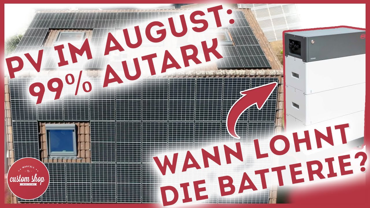 Erträge und Ersparnisse - Einsparpotential vorhanden? - PV im August - Reupload