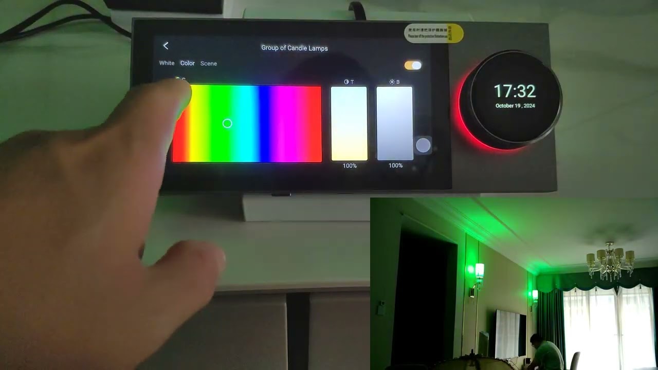 Quick Review on 6inch Tuya Smart Central Control Panel with Internal Zigbee Gateway