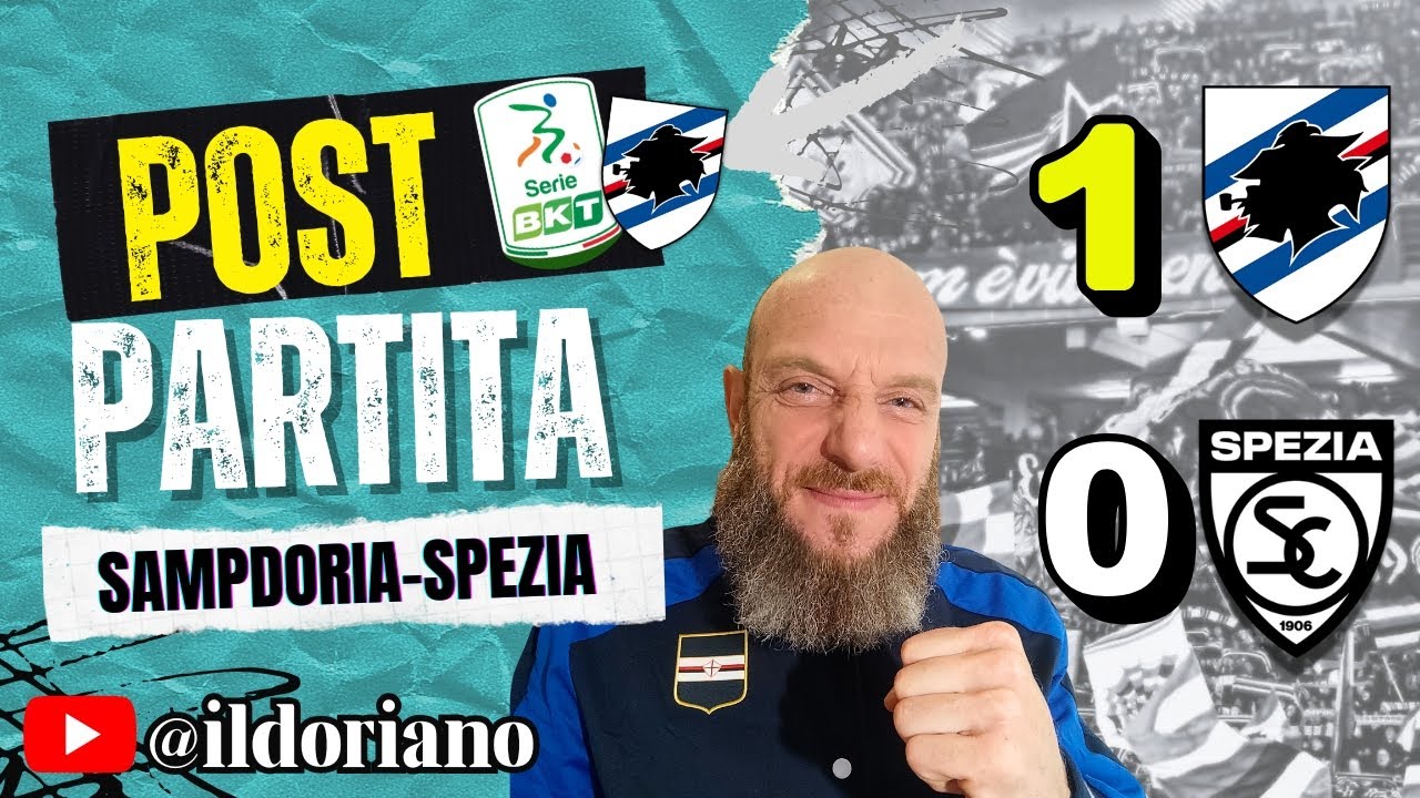 Commento post derby Ligure Sampdoria -Spezia 1-0 RICCI DI MARE🤣