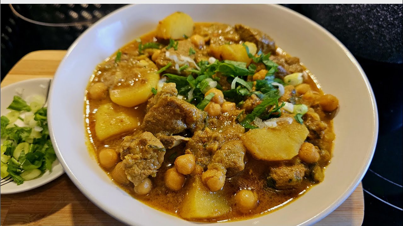 مرقة زعرة بلحم العلوش 🍖🥔