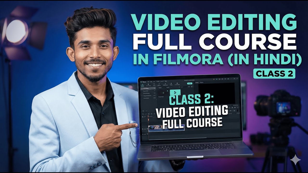 Video Editing Full Course In Filmora (In Hindi)