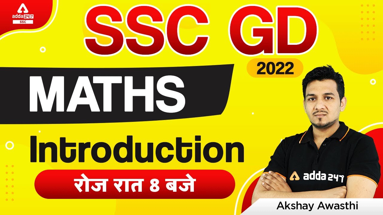 SSC GD 2022 | SSC GD Math Class by Akshay Awasthi | Syllabus Introduction