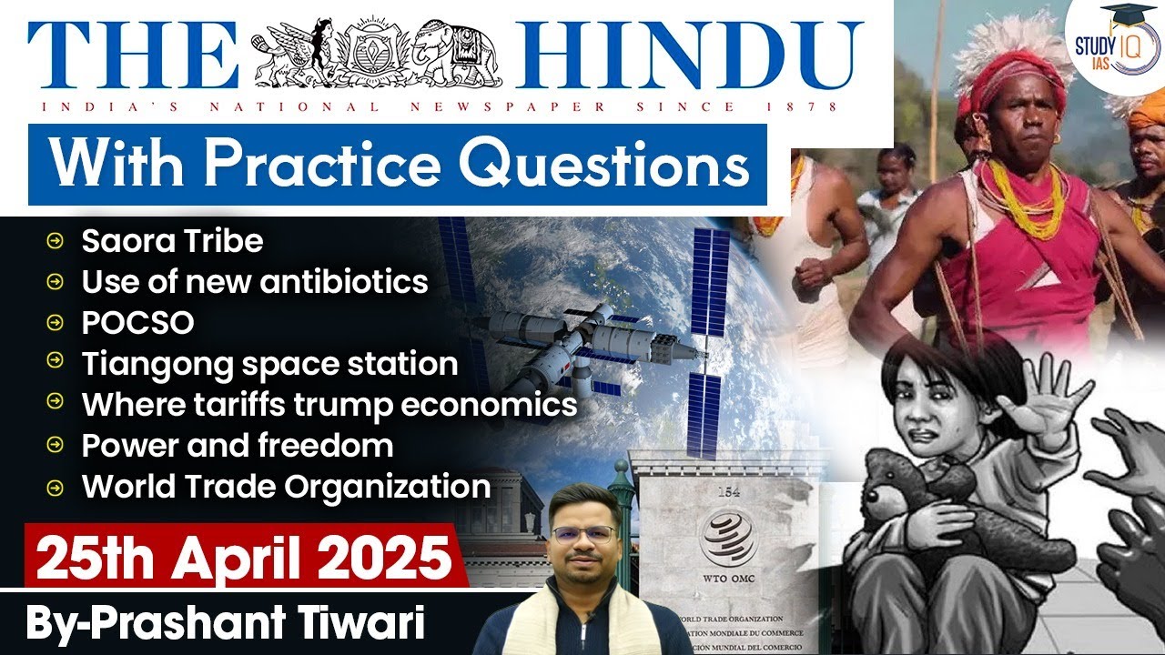 The Hindu Analysis | 25th April 2025 | The Hindu NewsPaper Today With Practice Questions