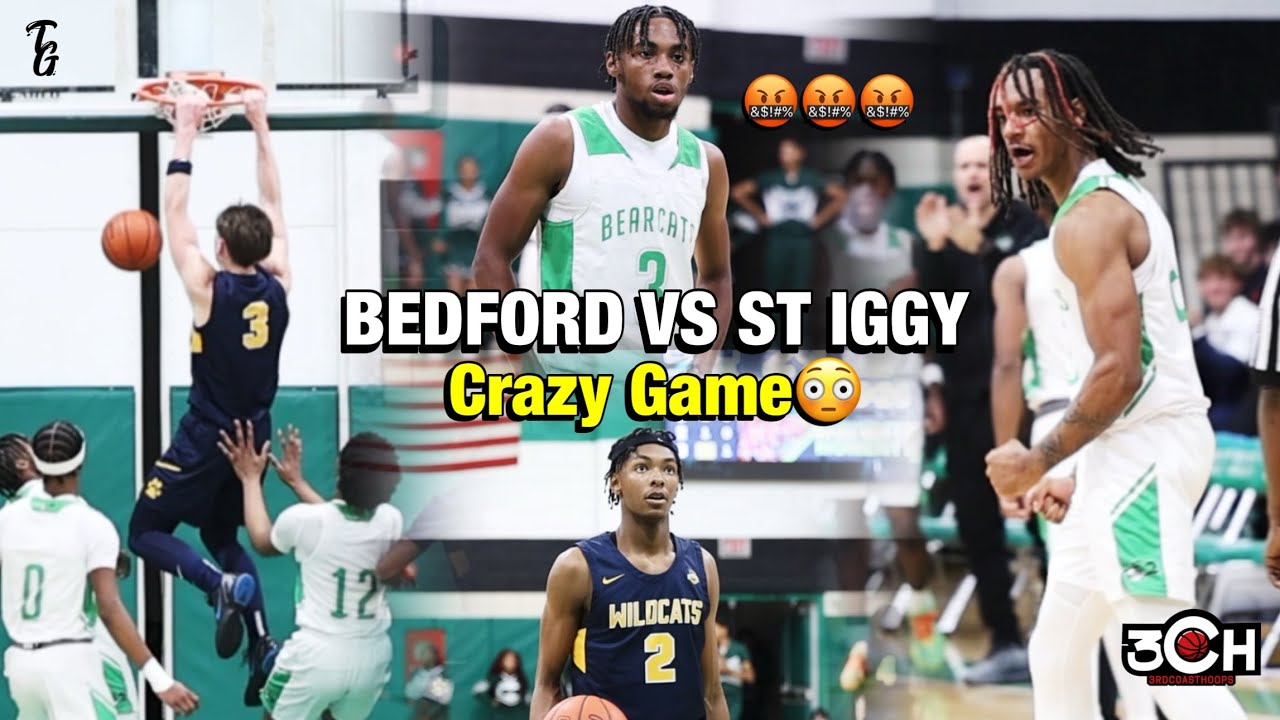 Akron Commit & St. Ignatius Vs Bedford Was HEATED😳| They Went At It Infront of CRAZY CROWD 🔥