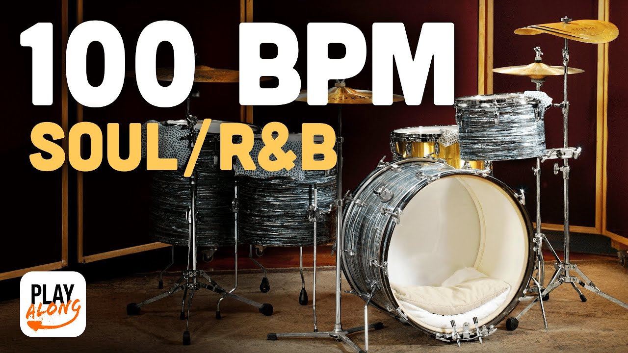 [100BPM] Soul/R&B Drum Backing Track