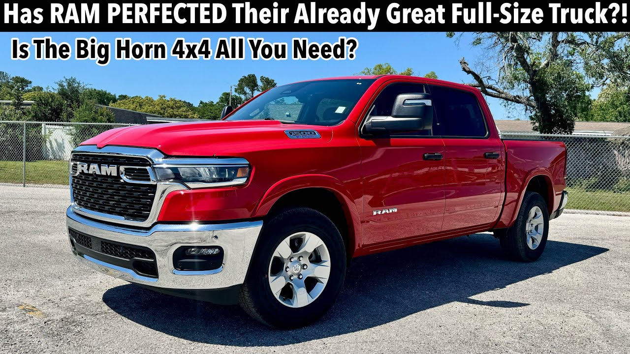 Ram 1500 Big Horn 4x4 2025 года: ТЕСТ-ДРАЙВ + ПОЛНЫЙ ОБЗОР