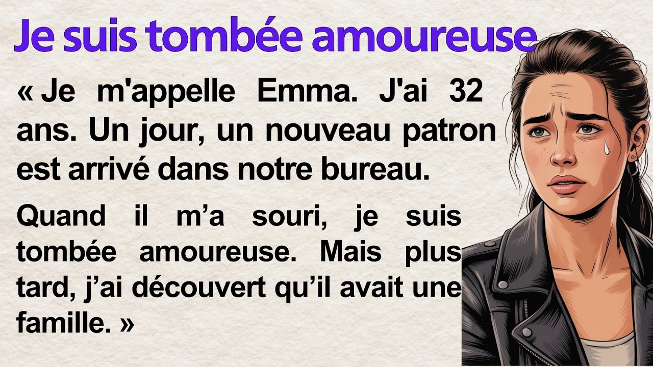 She Loved a Married Man 💔 | Learn French Through Simple Story (A1–A2) | Fluent French podcast