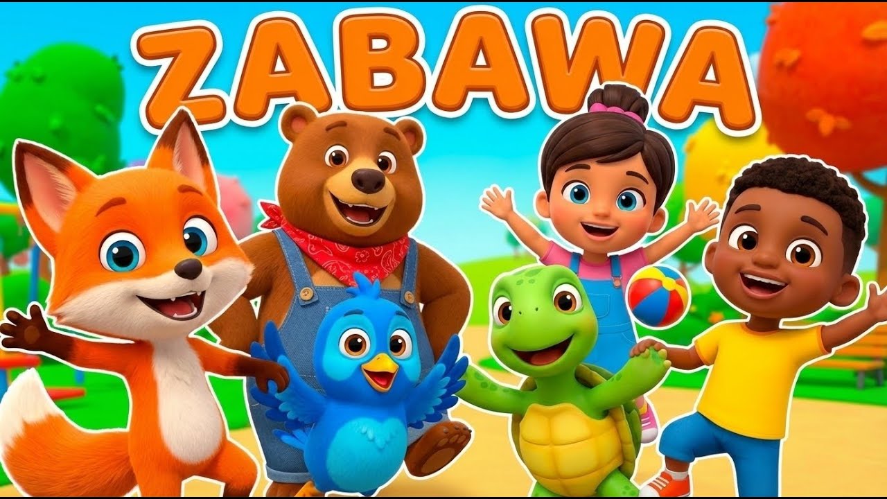 ZABAWA! 🎵 Piosenka dla Dzieci o Przyjaźni i Wsp&oacute;łpracy | Lisek Lulij & Bomboo