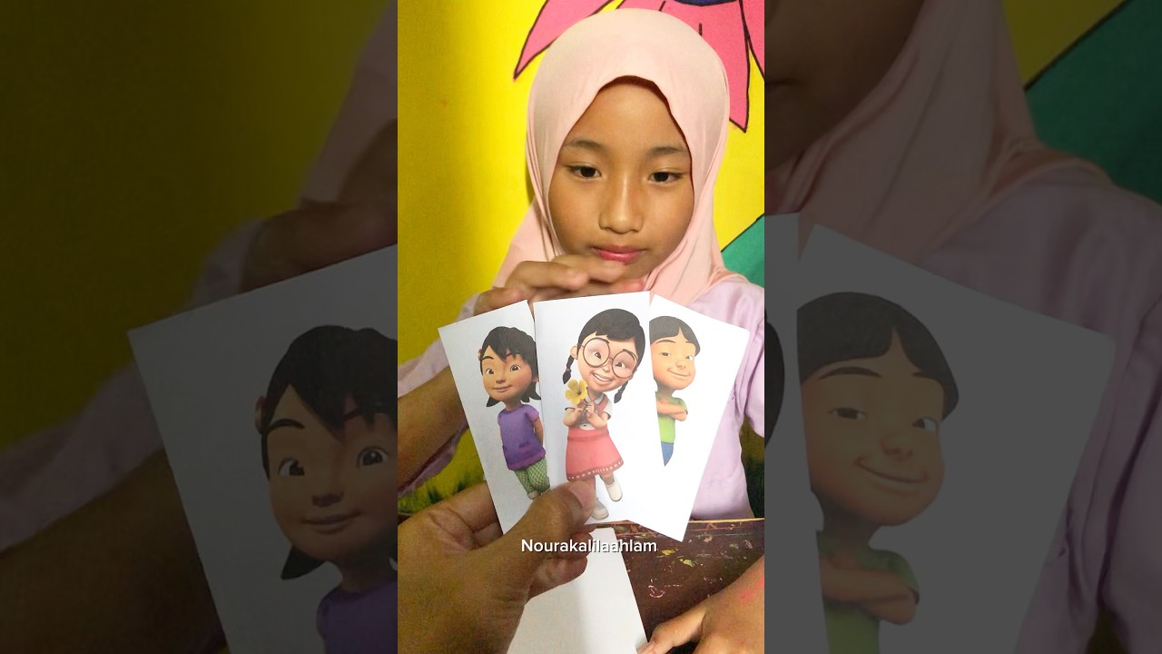 Menggambar Karakter Dalam Serial Upin Ipin Mail MeiMei Susanti ,Subscribe adekku 