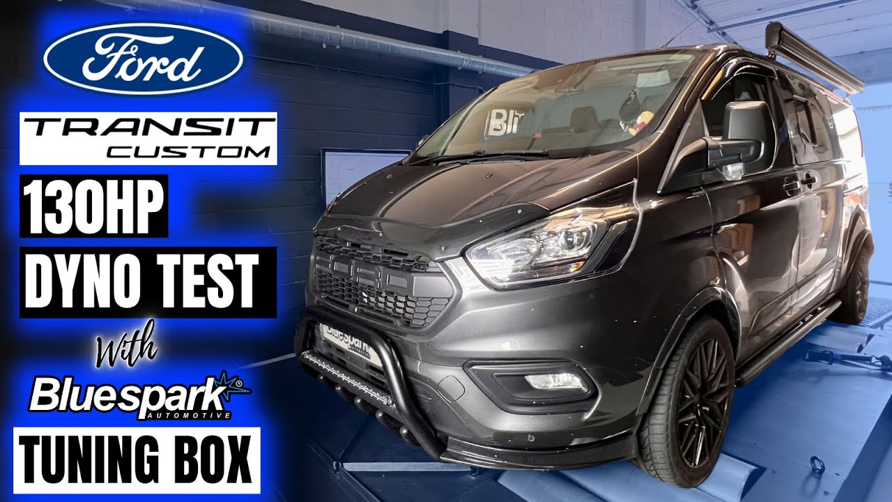 Ford Transit Custom 2.0 128bhp/130ps Dyno Test with Bluespark Tuning Box
