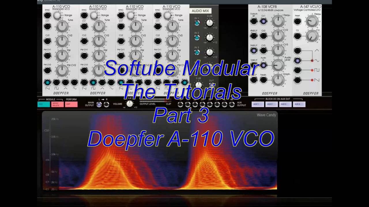 Softube Modular The Tutorials part 3 Doepfer A-110 VCO Module