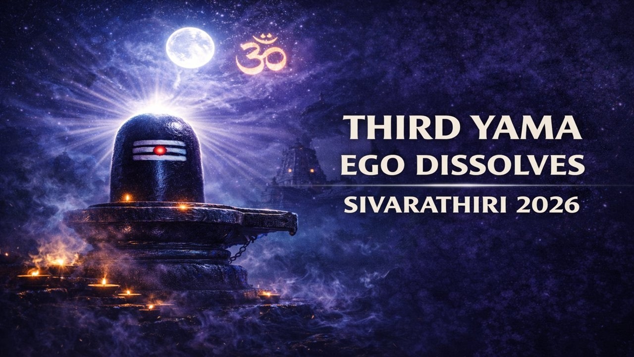 🕉️ மூன்றாம் யாமம் — கரையும் அகந்தை | Sivarathiri Special 2026 | Deep Midnight Shiva Devotional