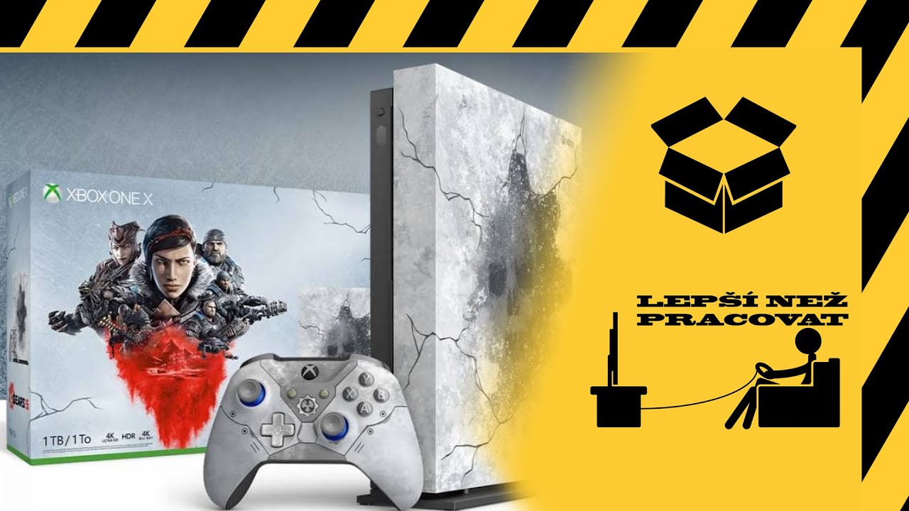 Český unboxing - Xbox one X GEARS 5