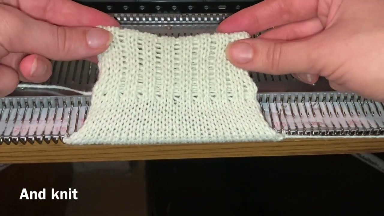 Fake ribbing or 2x1 welt, easy and fast way to make your ribbing 
