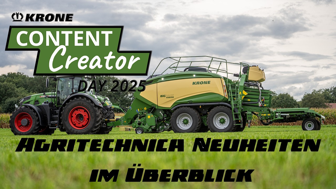 4K - Agritechnica Neuheiten - Krone Creator Day 2025