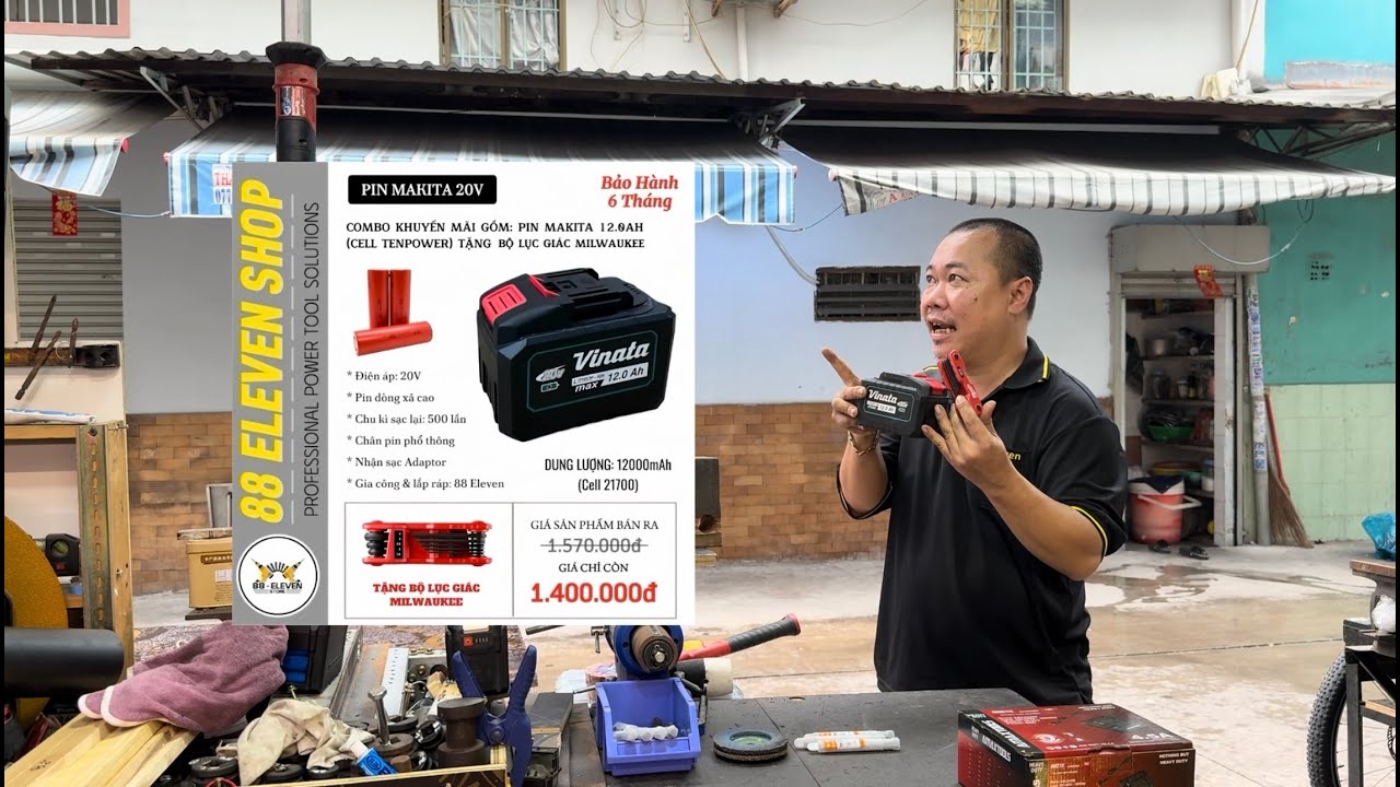 Si&ecirc;u sale th&aacute;ng 7 c&ugrave;ng 88 Eleven. Mua pin 12.0Ah d&ograve;ng xả cao tặng k&egrave;m qu&agrave; tặng si&ecirc;u hấp dẫn.
