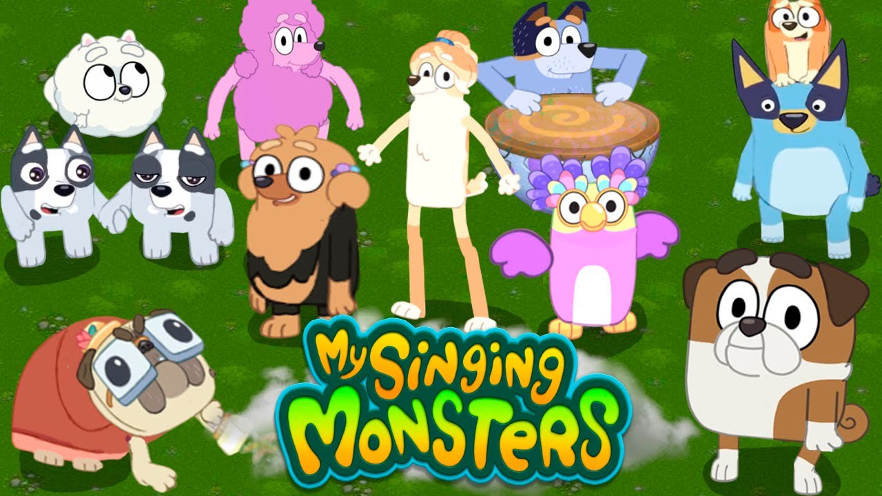 My Singing Monsters Turned into Bluey Characters 3! | MSM Cartoon Transformation