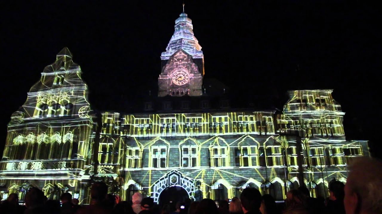 Recklinghausen leuchtet 2014 - Rathaus Show
