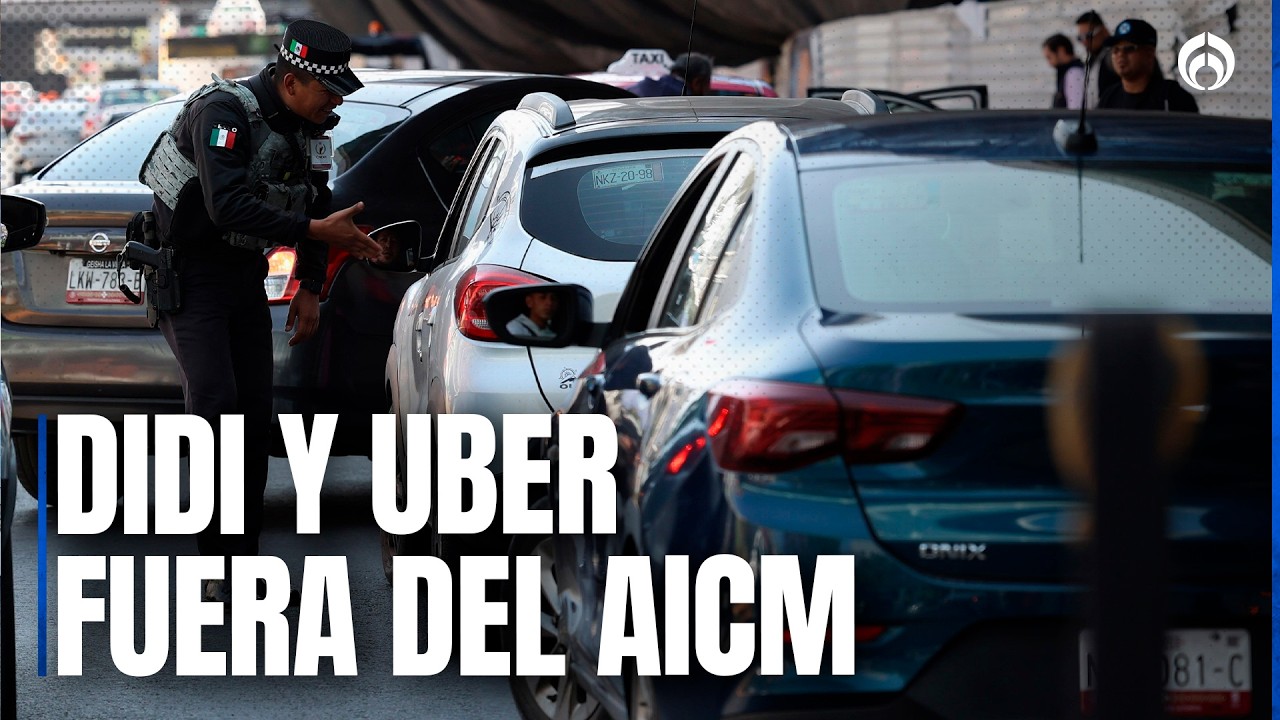 Destierran a plataformas de taxis del AICM; usuarios deberán caminar 1 km para usarlas