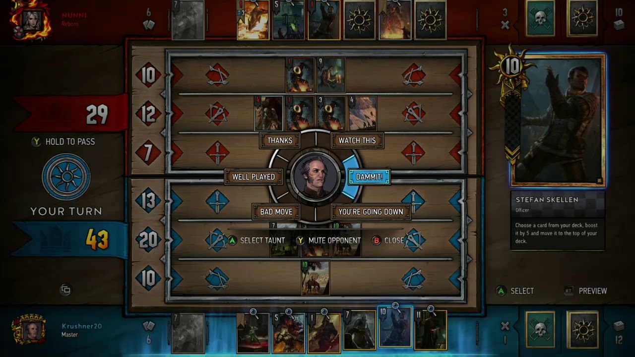 Gwent Scorch Rage Quit