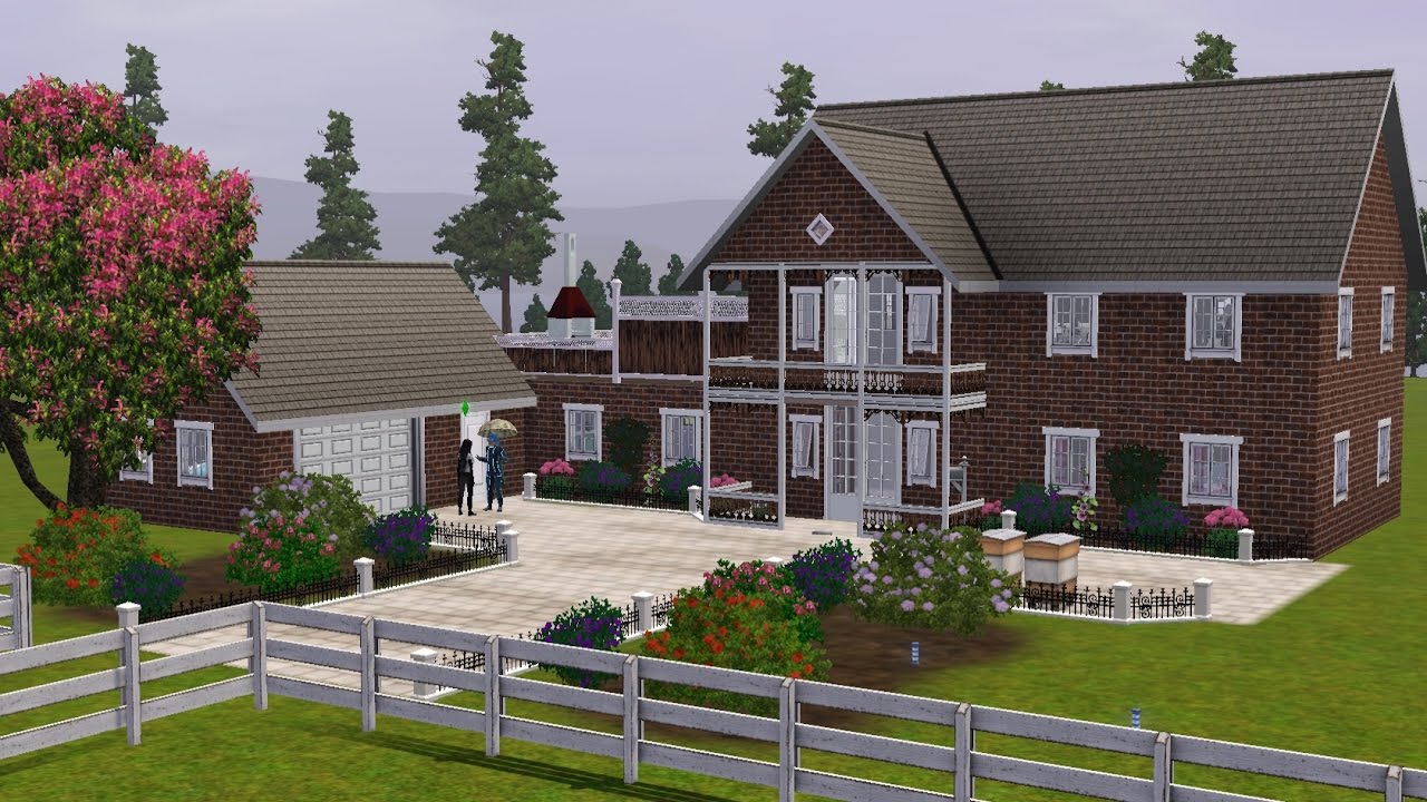 Sims3 Bauen - 1 Familienhaus mit Garage