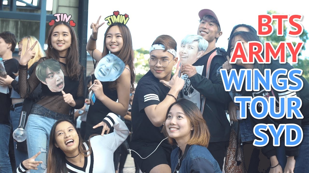BTS Army and SBS PopAsia at BTS Wings Tour Sydney
