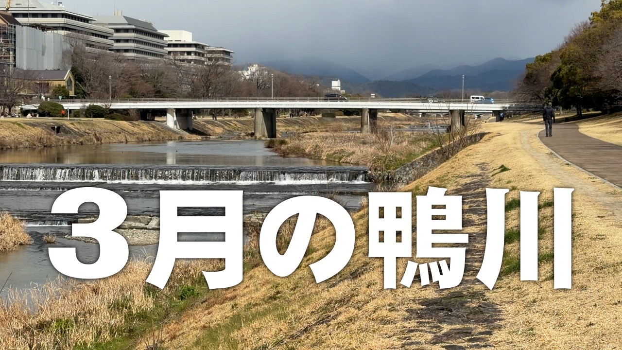 【春寒（はるさむ）」の鴨川】3月に入ってもなお残る寒さ（2026年3月10日）