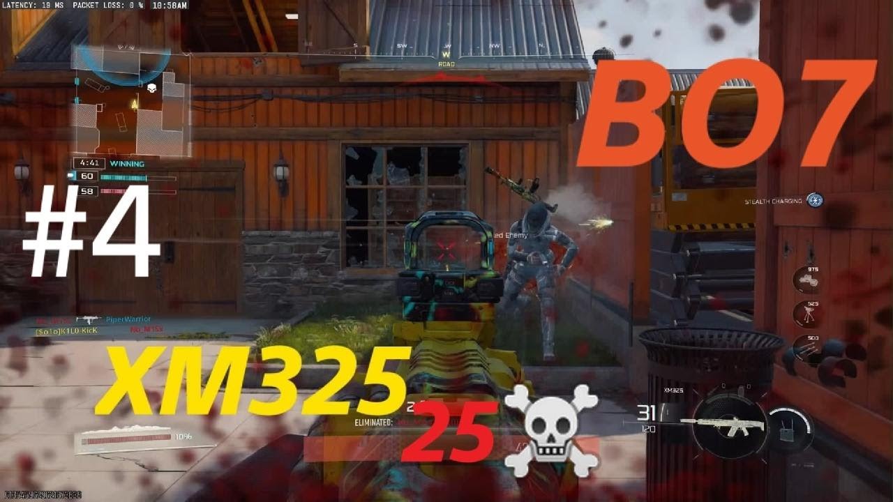 Call of Duty BO7- XM325 gameplay using STANDOFF (No Commentary)