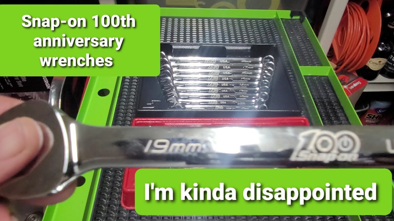 Snap-on: Out with the old and in with the the new: 100th anniversary wrenches!!!