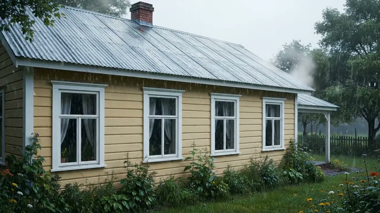 Relieve Stress and Anxiety with Soothing Rainy Village Sounds