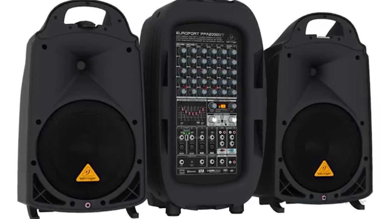 EUROPORT PPA2000BT Portable PA System