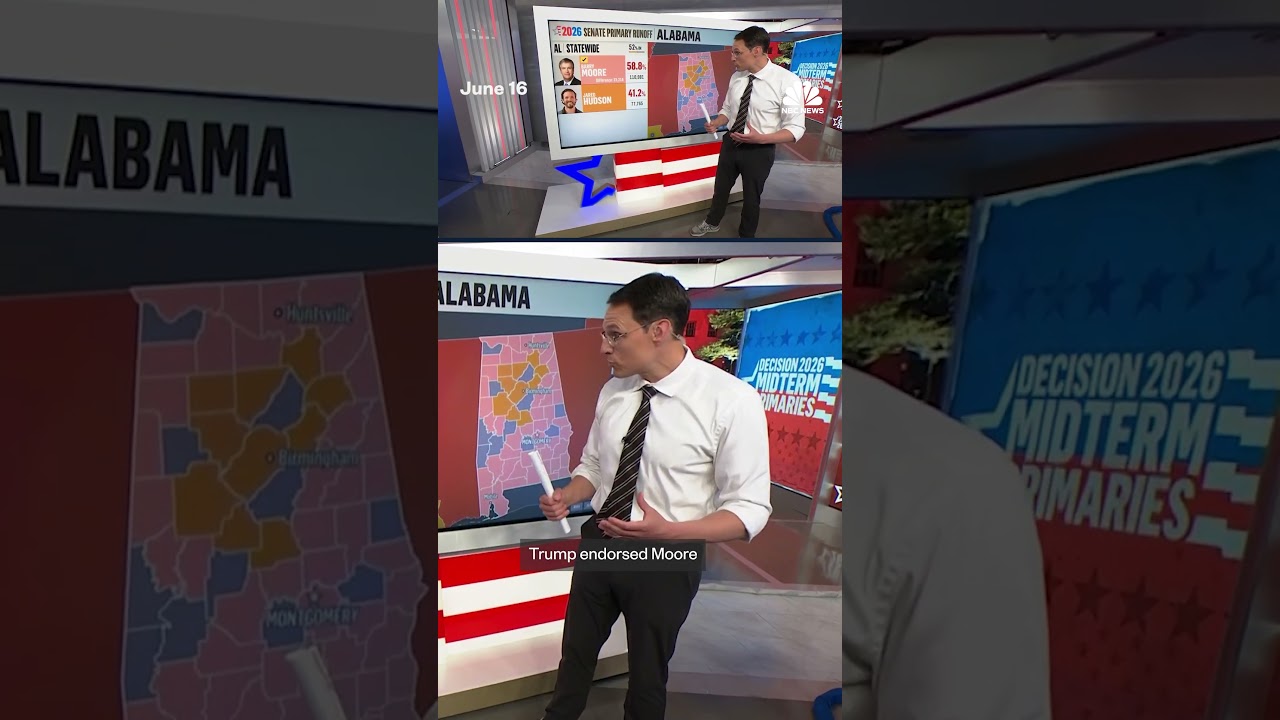 Trump-endorsed Barry Moore wins Republican primary runoff in Alabama Senate race
