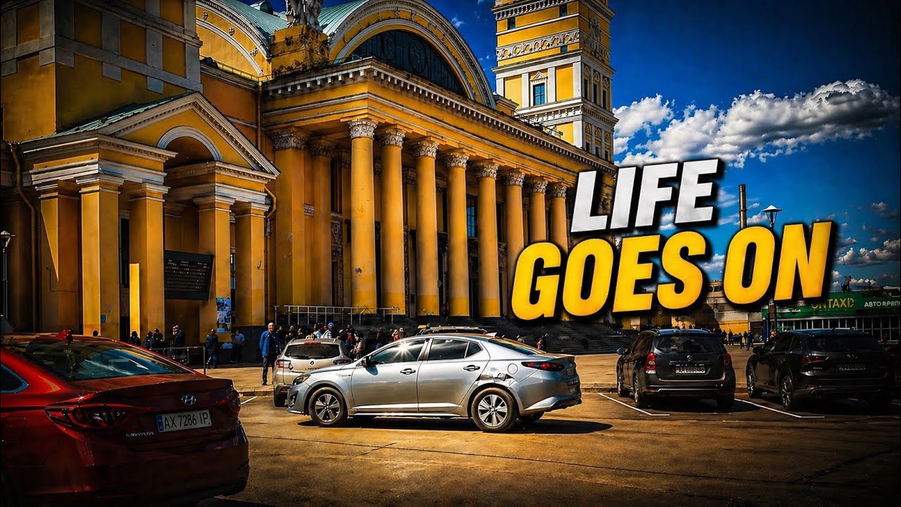 POV Drive in Kharkiv Ukraine 🇺🇦 &mdash; Life Goes On ☀️ | 4K No Talking