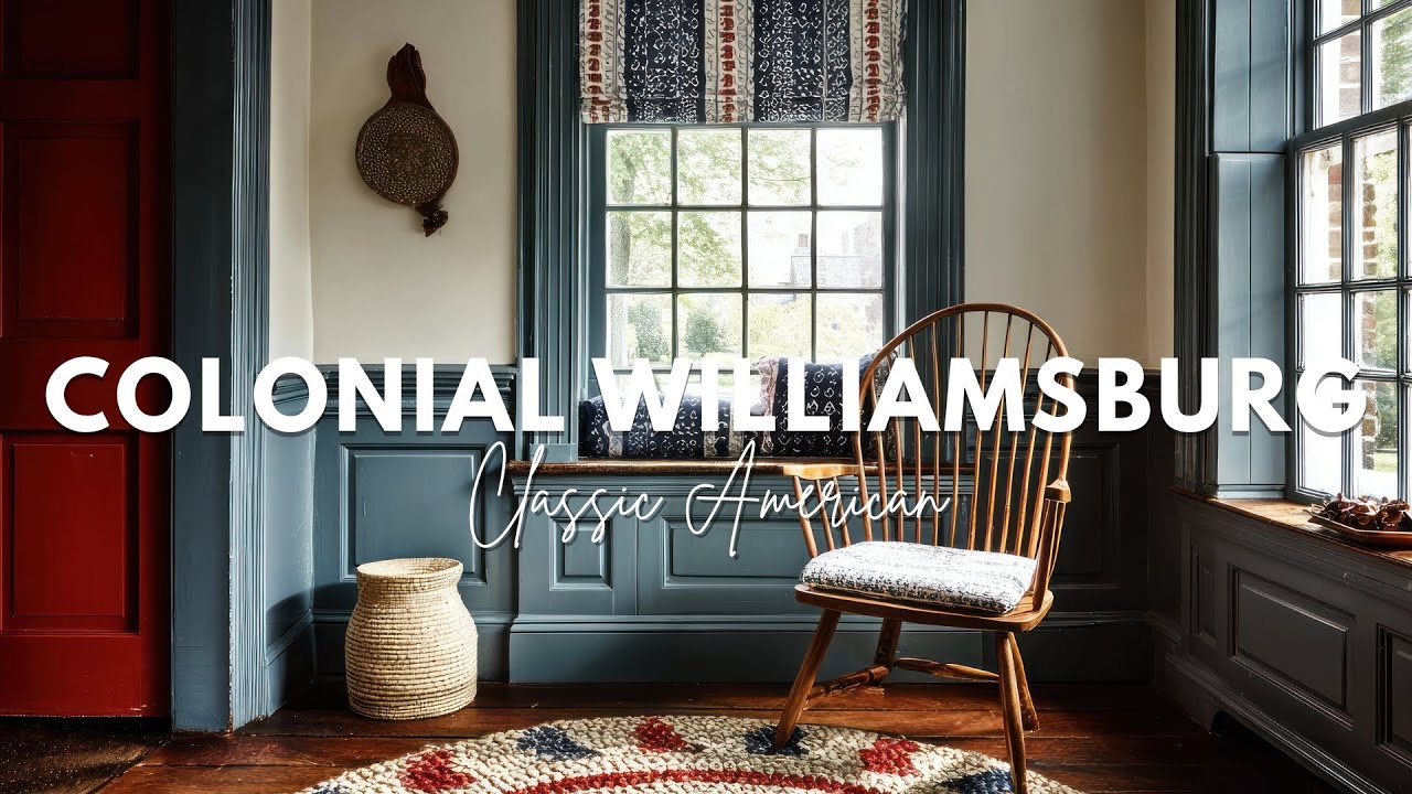 Creating Colonial Williamsburg Aesthetics at Home | Timeless American Colonial Interior Design