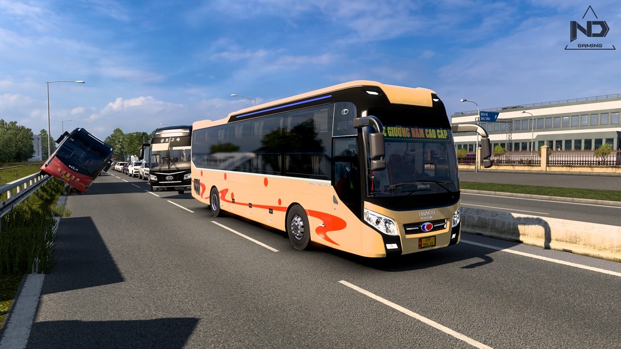 ETS2 Online Việt Nam - Hành Trình Bất Ổn Cùng Xe Giường Nằm Thaco Mobihome 2018