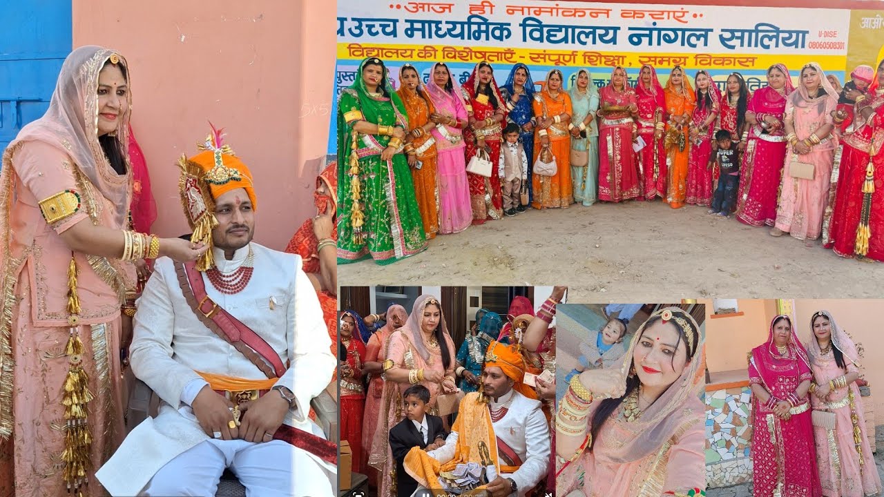 Royal wedding // Ho Gai Barat Ravana Raat ko kiya khodiya me aaye khub maje // 