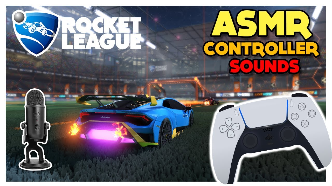 [ASMR GAMING] 🎧 | Rocket League 🎮 PS5 Controller sounds