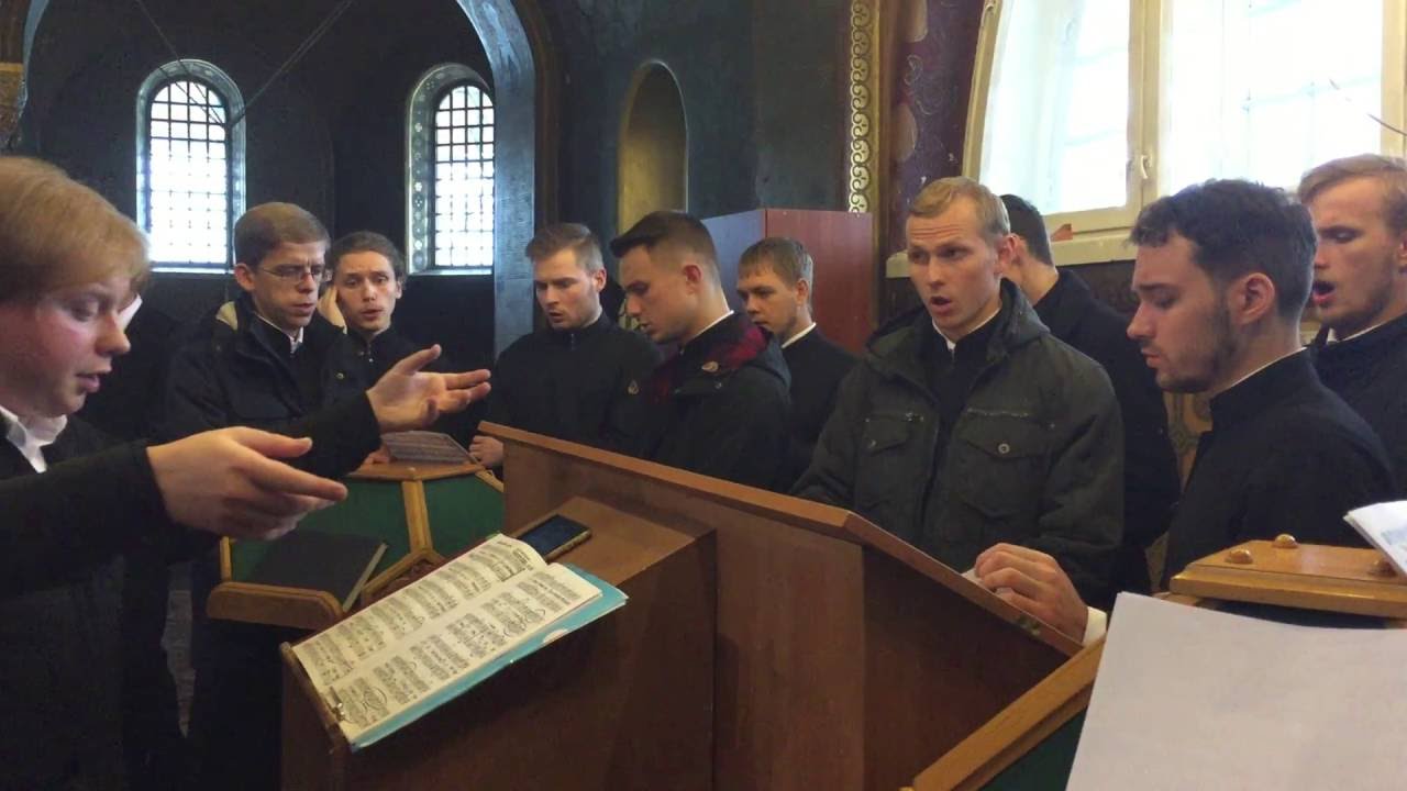 Новодевичий монастырь - Тебе поем (СДС в Санкт-Петербурге)_Регент Николай Батищев